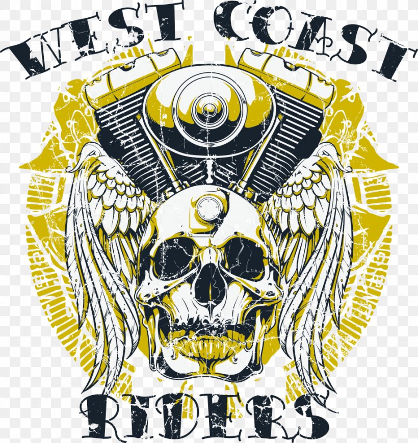 T-shirt West Coast Of The United States Stock Photography Royalty-free, PNG, 916x971px, Tshirt, Bone, Brand, Crest, Drawing Download Free