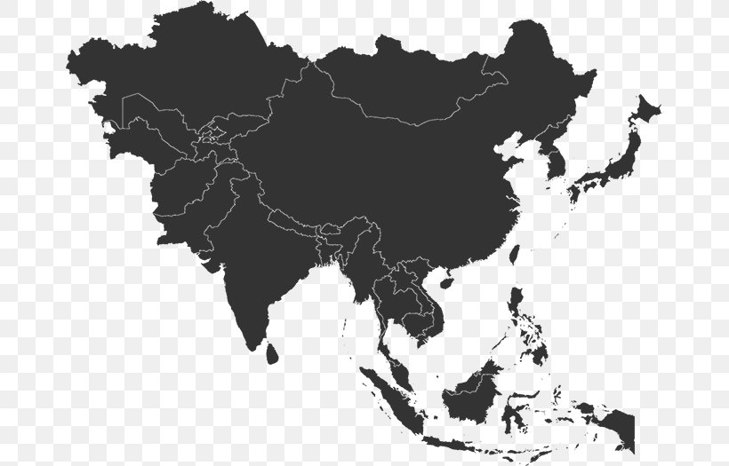 East Asia Globe World Map, PNG, 800x525px, East Asia, Asia, Black, Black And White, Blank Map Download Free