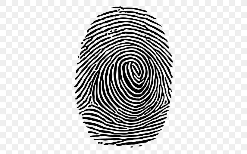 Fingerprint Clip Art, PNG, 512x512px, Fingerprint, Black, Black And White, Hand, Monochrome Download Free