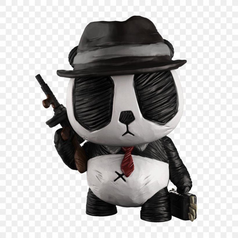 Giant Panda Red Panda Mafia Lifestyle Store Gangster, PNG, 1000x1000px, Giant Panda, Animal, Doll, Figurine, Gangster Download Free