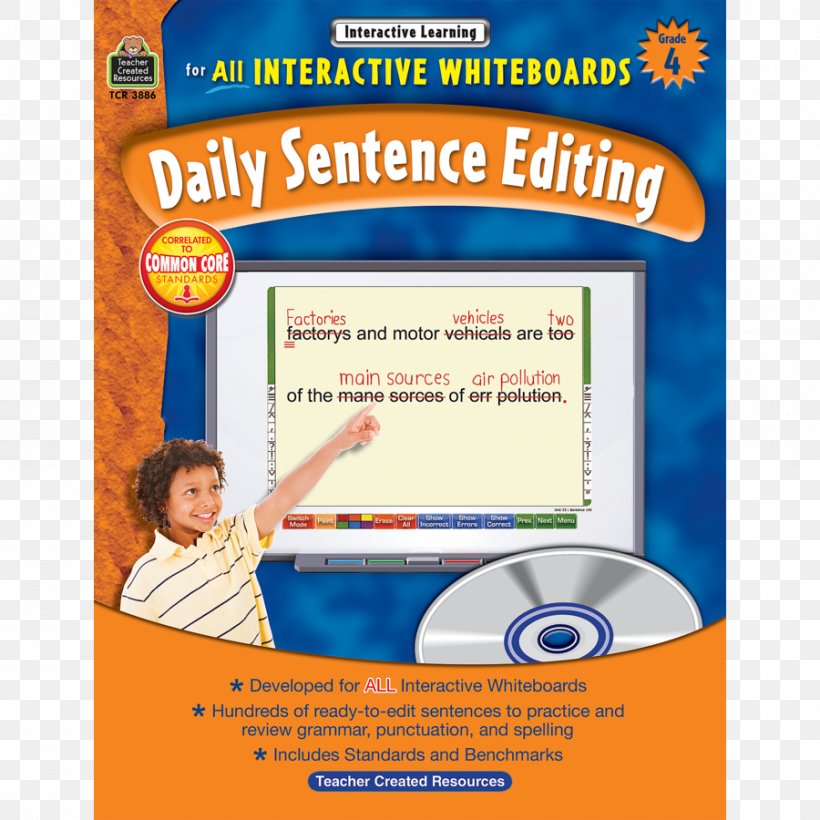 Interactive Learning: Daily Sentence Editing Grd 6 Interactive Learning: Daily Sentence Editing, Grade 1 Book Education, PNG, 900x900px, Learning, Area, Book, Editing, Education Download Free