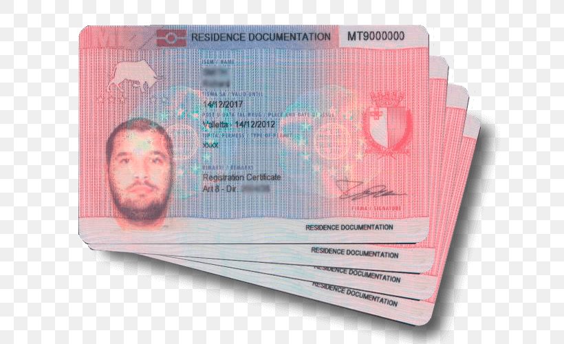 Malta Identity Document Permanent Residency Residence Permit, PNG, 644x500px, Malta, Canada Permanent Resident Card, Citizenship, Citizenship Of The European Union, Identity Document Download Free