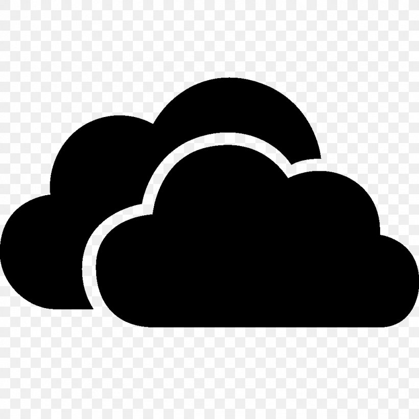 OneDrive Cloud Computing File Hosting Service, PNG, 1024x1024px, Onedrive, Black, Black And White, Cloud Computing, Cloud Storage Download Free