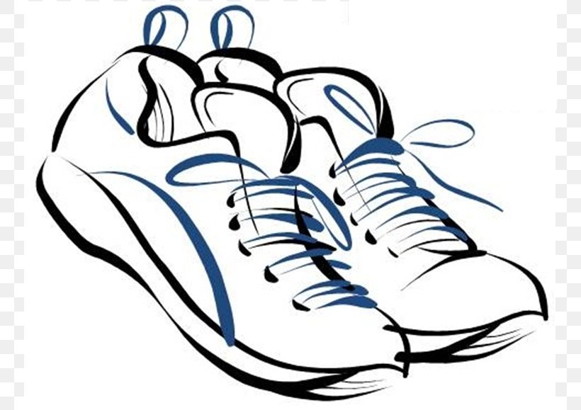 Sneakers Shoe Converse Clip Art, PNG, 752x579px, Sneakers, Area, Art, Artwork, Black And White Download Free