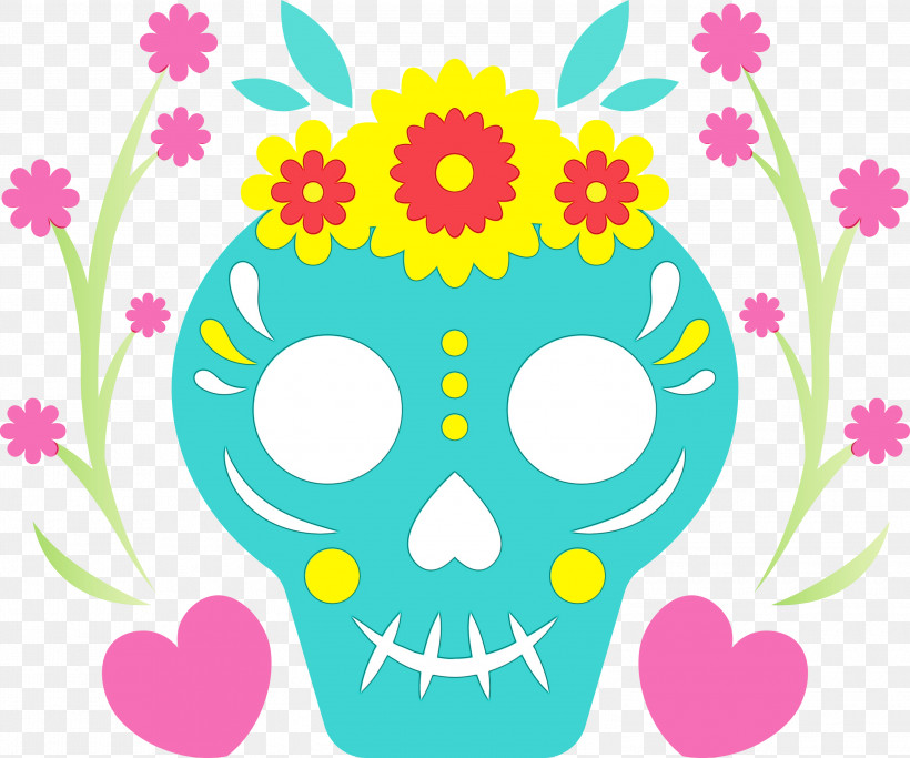 Floral Design, PNG, 3000x2501px, Day Of The Dead, Analytic Trigonometry And Conic Sections, Area, Circle, D%c3%ada De Muertos Download Free