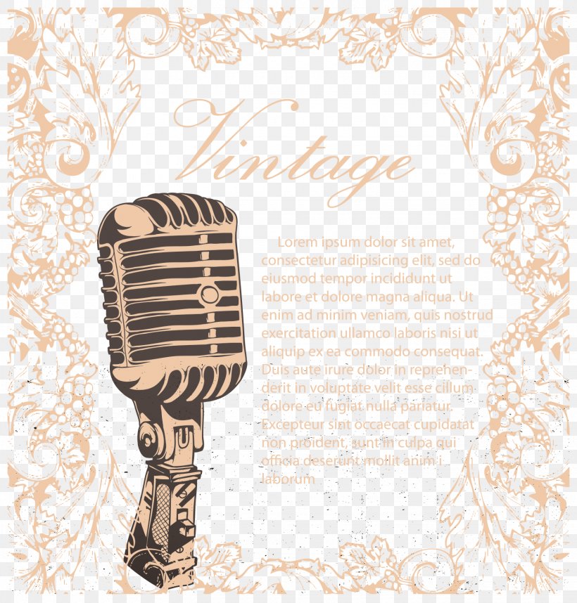 Microphone Clip Art, PNG, 1540x1613px, Microphone, Audio, Beige, Drawing, Free Content Download Free