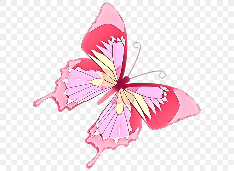 Butterfly Pink Petal Plant Moths And Butterflies, PNG, 600x600px, Butterfly, Flower, Moths And Butterflies, Petal, Pink Download Free