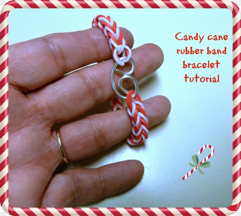 Rainbow Loom Candy Cane Rubber Bands Bracelet Natural Rubber, PNG, 1600x1434px, Rainbow Loom, Art, Bead, Bracelet, Candy Download Free