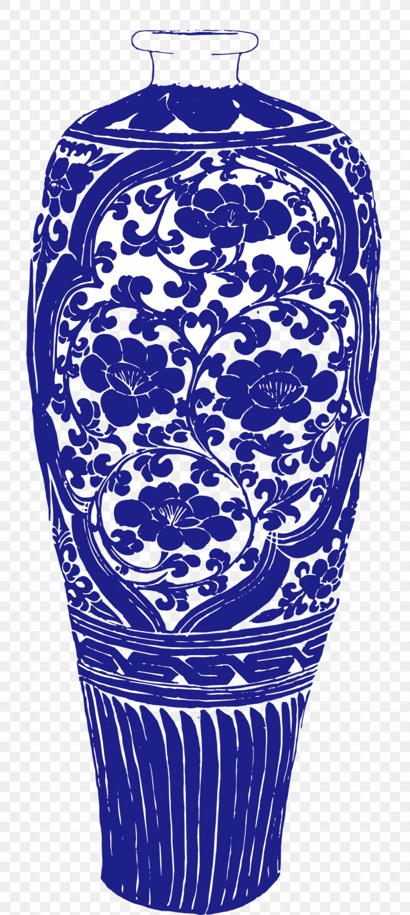 Blue And White Pottery Ceramic Porcelain Vase Motif, PNG, 1417x3157px, Blue And White Pottery, Art, Artifact, Blue, Blue And White Porcelain Download Free