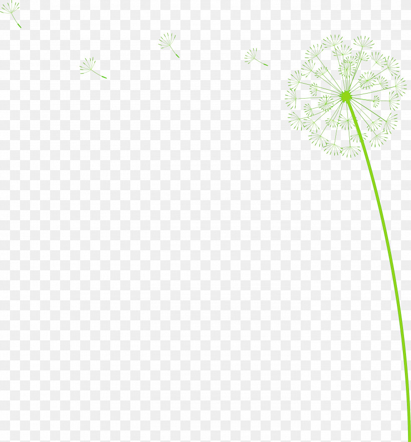 Dandelion, PNG, 2783x3000px, Dandelion, Flora, Flower, Green, Leaf Download Free