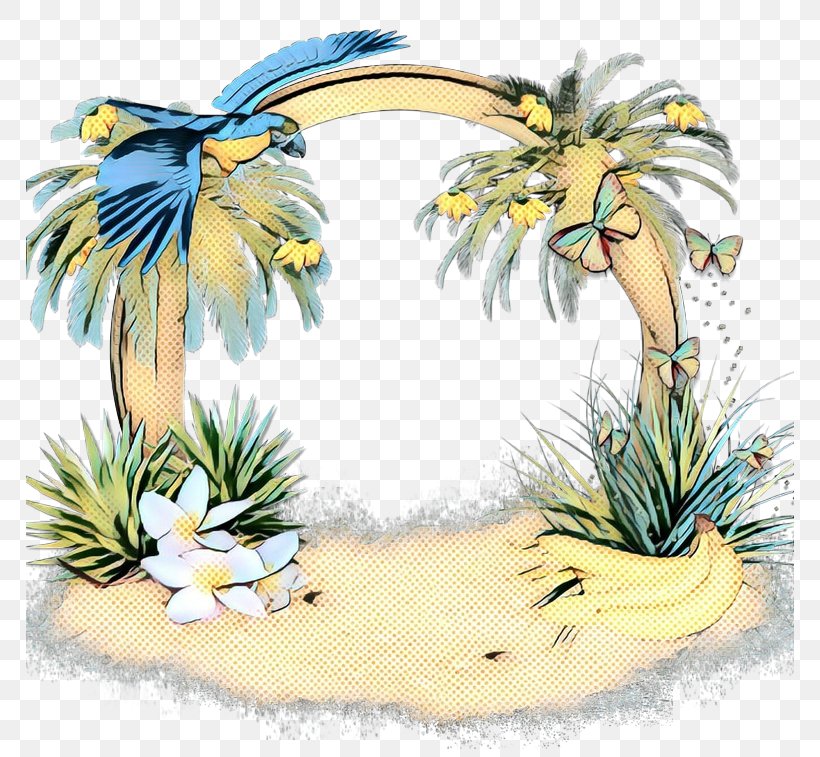 Floral Design Illustration Yellow Flowering Plant, PNG, 768x757px, Floral Design, Animal, Bromeliaceae, Flower, Flowering Plant Download Free