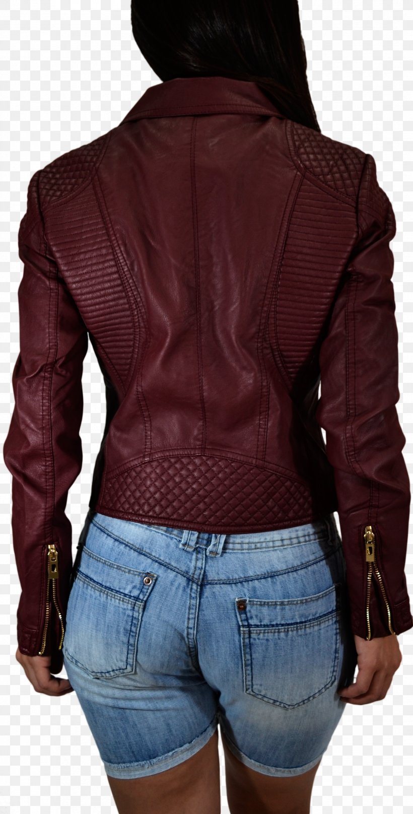Leather Jacket Shoulder Maroon, PNG, 1884x3714px, Leather Jacket, Jacket, Leather, Maroon, Neck Download Free