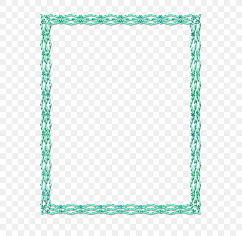 Picture Frames Photography Clip Art, PNG, 565x800px, Picture Frames, Aqua, Area, Border, Chain Download Free