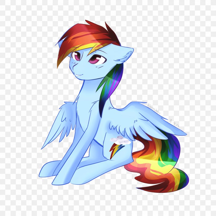 Pony Rainbow Dash Image DeviantArt, PNG, 4000x4000px, Watercolor, Cartoon, Flower, Frame, Heart Download Free