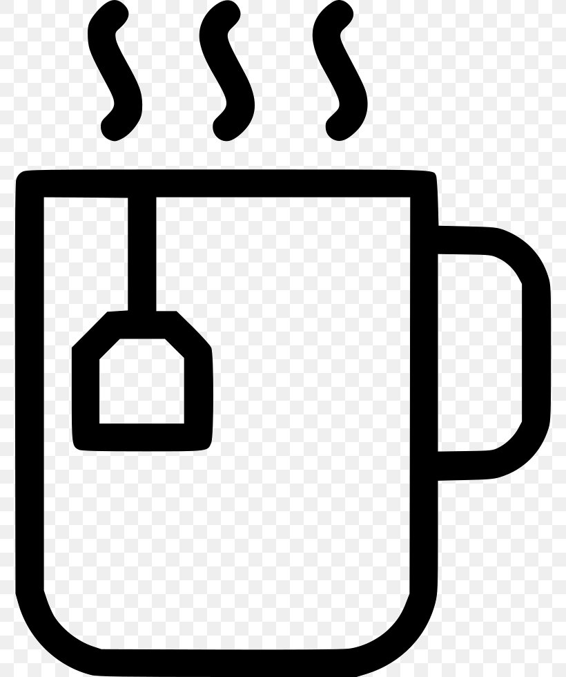 Tea Bag Cafe Drink, PNG, 778x980px, Tea, Area, Beer Glasses, Black, Black And White Download Free