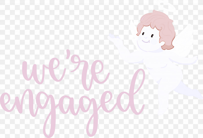 We Are Engaged Love, PNG, 3000x2036px, Love, Cartoon, Character, Happiness, Lavender Download Free