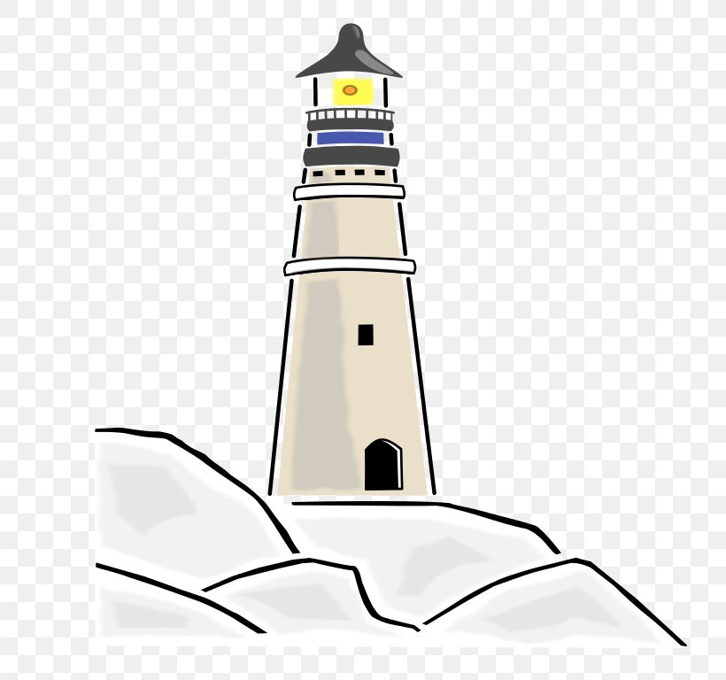 Clip Art Vector Graphics Illustration Free Content, PNG, 768x768px, Art, Cartoon, Drawing, Lighthouse, Public Domain Download Free