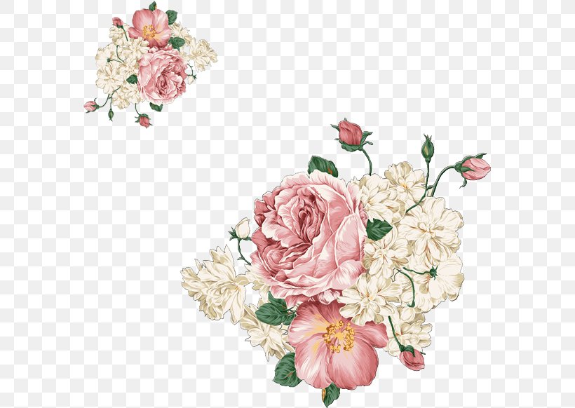 Moutan Peony Garden Roses Clip Art Watercolor Painting, PNG, 583x582px, Moutan Peony, Art, Artificial Flower, Blossom, Bouquet Download Free