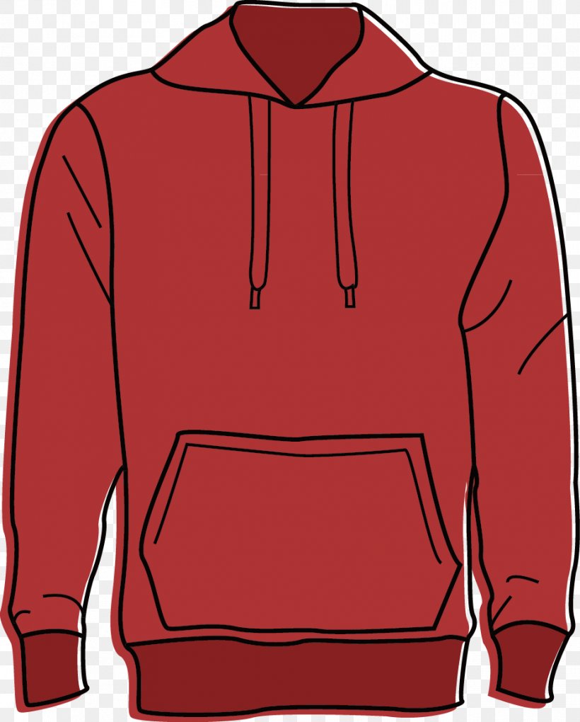 Red Hoodie Sweater Clothing, PNG, 931x1159px, Hoodie, Bluza, Clothing, Coat, Collar Download Free