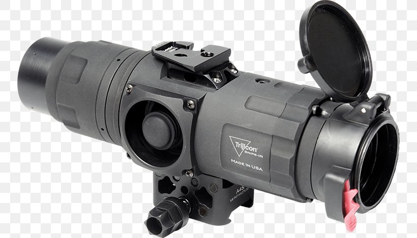 Thermal Weapon Sight Telescopic Sight Trijicon Optics, PNG, 752x469px, Thermal Weapon Sight, Binoculars, Camera Accessory, Camera Lens, Electrooptics Download Free