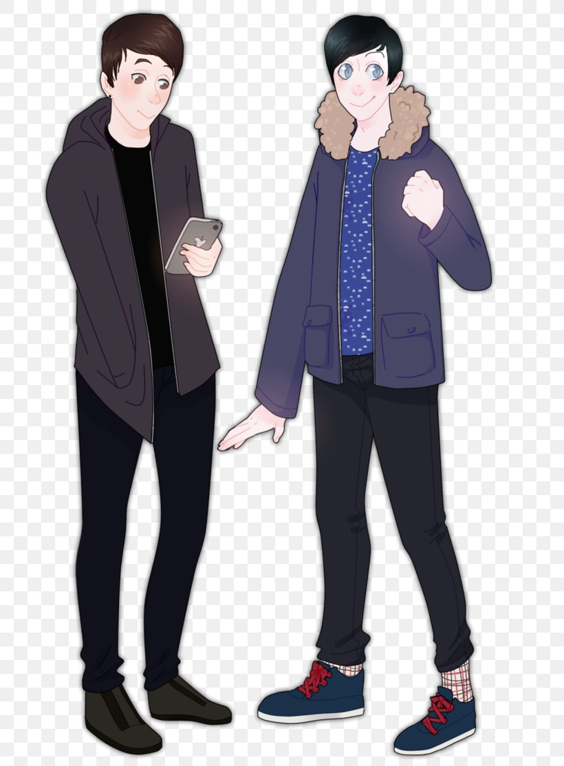 Dan And Phil DeviantArt STX IT20 RISK.5RV NR EO Outerwear, PNG, 718x1114px, Dan And Phil, Art, Artist, Clothing, Community Download Free