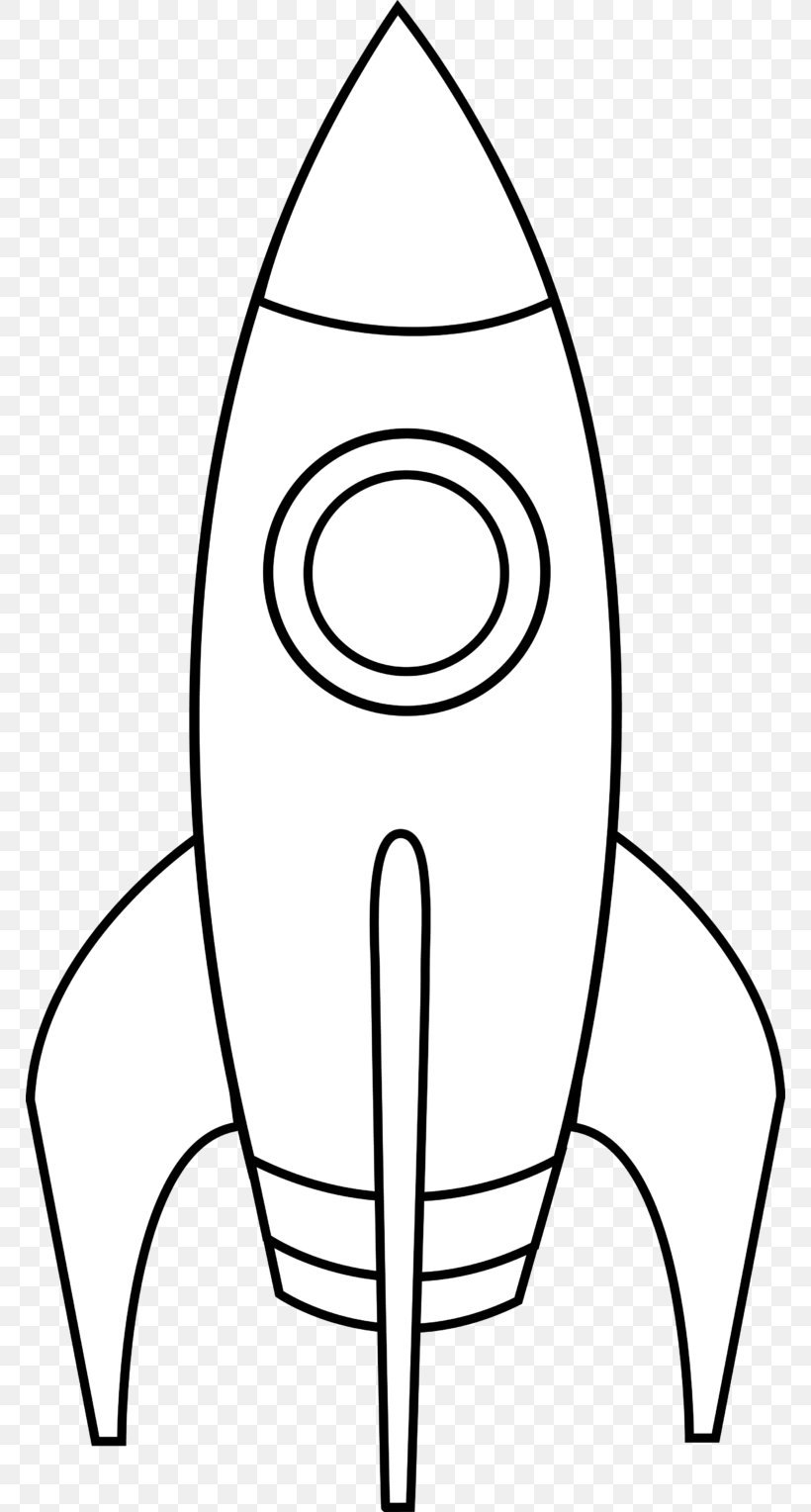 Rocket Spacecraft SpaceShipOne Black And White Clip Art PNG