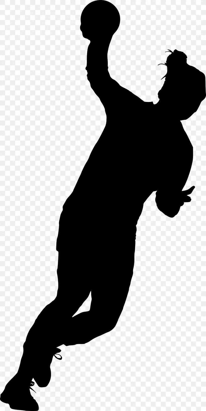 Silhouette Clip Art Photography Image, PNG, 1252x2500px, Silhouette, Handball, Monochrome Photography, Photography, Sports Download Free