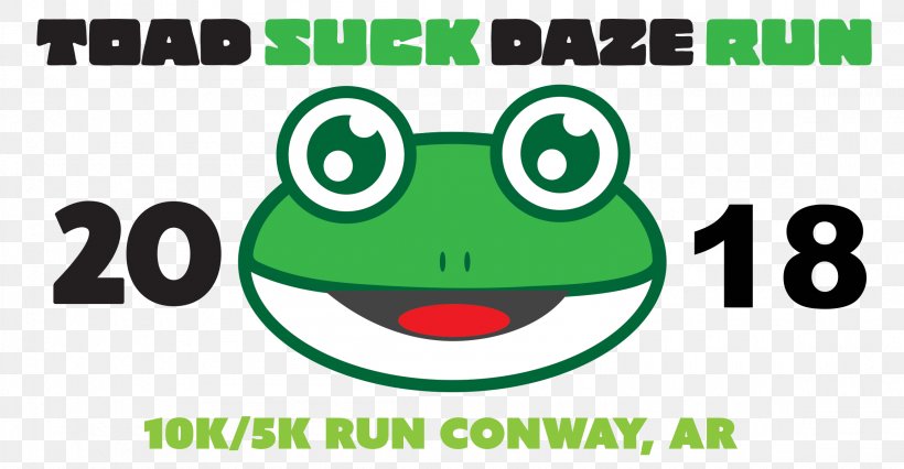 Toad Suck Daze Toad Suck, Arkansas 5K Run Tree Frog Toad Suck Road, PNG, 2310x1202px, 5k Run, 10k Run, Toad Suck Daze, Amphibian, Area Download Free