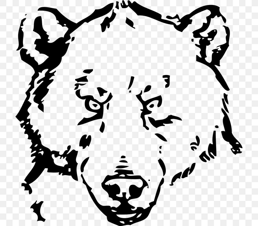 American Black Bear Polar Bear Drawing Clip Art, PNG, 722x720px, Watercolor, Cartoon, Flower, Frame, Heart Download Free