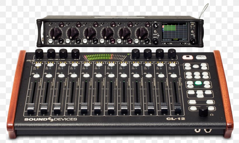 Audio Mixers Sound Engineer Sound Devices CL-12 Linear Fader Controller For 6-Series Of Mixer/Recorders (Black Anodized), PNG, 2000x1200px, Audio Mixers, Audio, Audio Equipment, Electronic Component, Electronic Instrument Download Free
