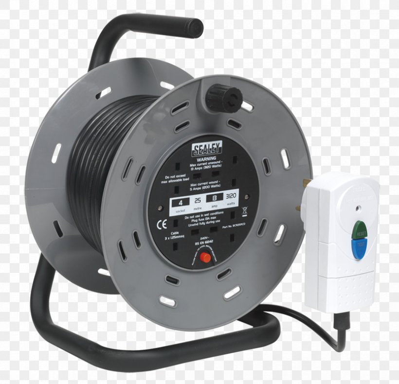 Cable Reel Electrical Cable Mains Electricity Sealey, PNG, 832x800px, Cable Reel, Ac Power Plugs And Sockets, Cable, Electrical Cable, Electronics Accessory Download Free