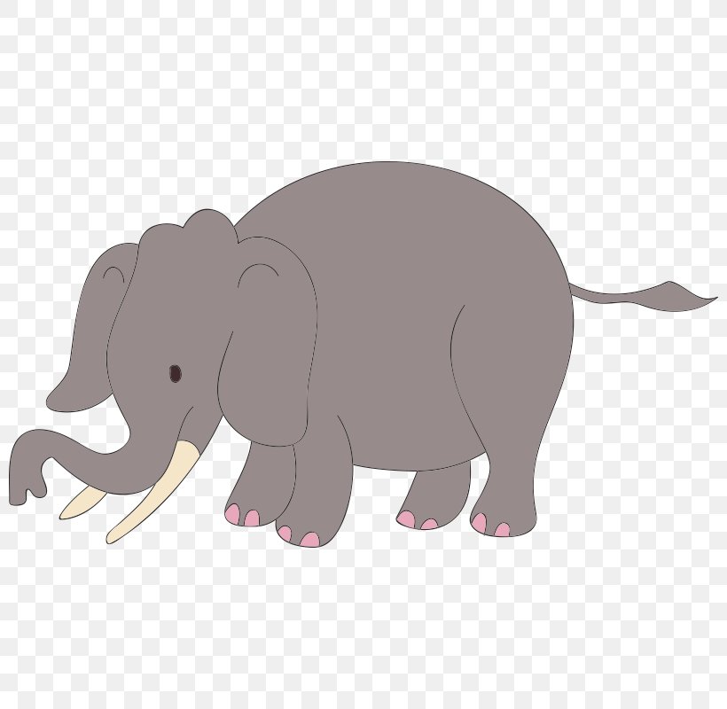 Indian Elephant African Elephant Clip Art, PNG, 800x800px, Indian Elephant, African Elephant, Animal, Animal Figure, Carnivoran Download Free