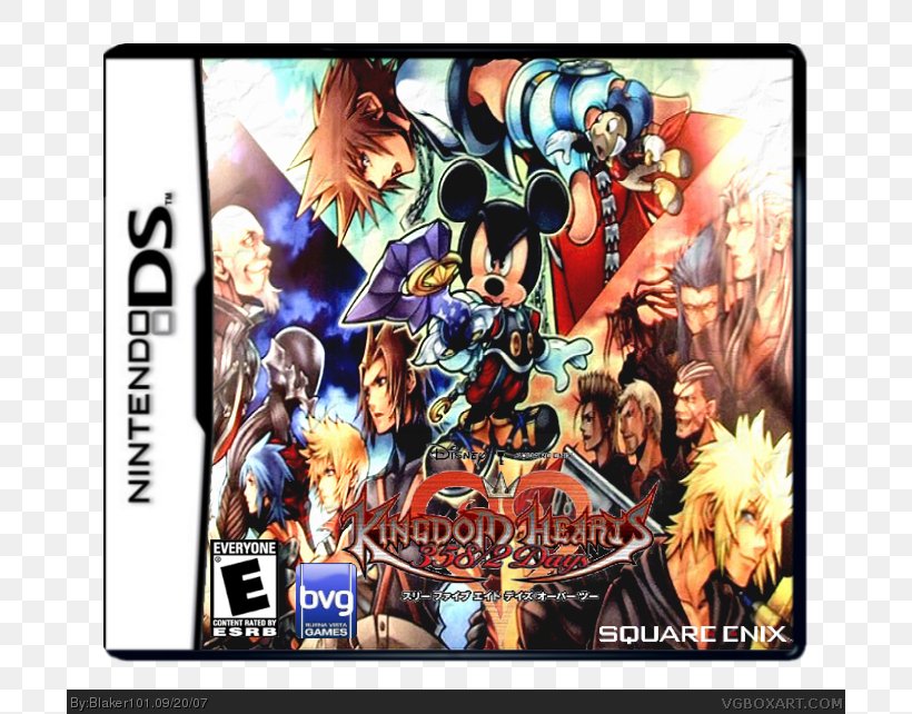 Kingdom Hearts PC Game Video Game Comics Artist Mat, PNG, 700x642px, Watercolor, Cartoon, Flower, Frame, Heart Download Free