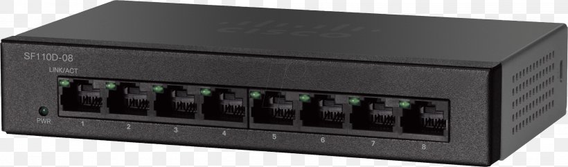 Network Switch Computer Network Fast Ethernet Computer Port, PNG, 2838x838px, Network Switch, Audio Receiver, Bandwidth, Cisco Catalyst, Cisco Systems Download Free