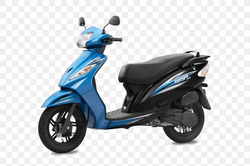 Scooter TVS Scooty TVS Motor Company Motorcycle TVS Ntorq 125, PNG, 2000x1335px, Scooter, Automotive Design, Brake, Car, Electric Blue Download Free