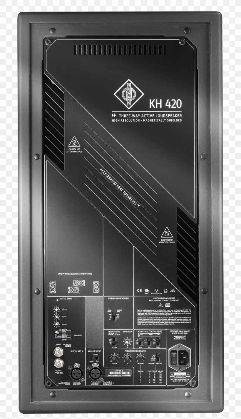 Audio Neumann KH 420 Studio Monitor Recording Studio Amplifier, PNG, 1036x1800px, Watercolor, Cartoon, Flower, Frame, Heart Download Free