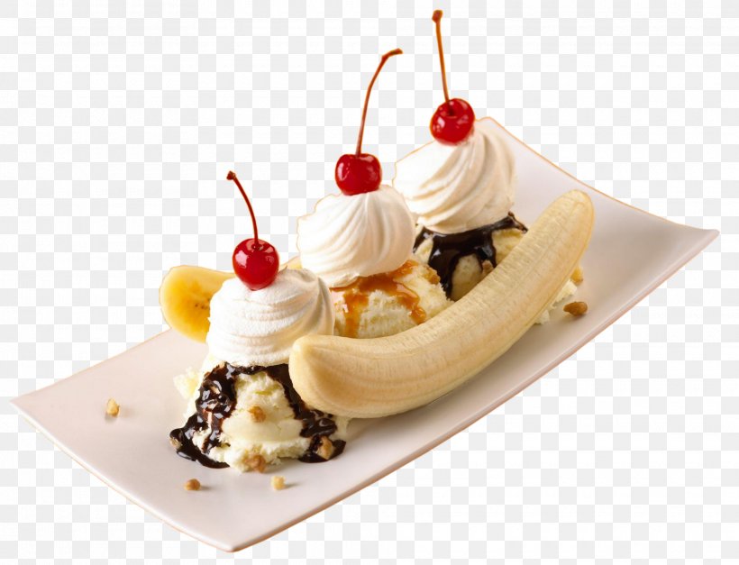 Ice Cream Sundae Gelato Banana Praline, PNG, 1920x1469px, Ice Cream, Banana, Cake, Cream, Dairy Product Download Free