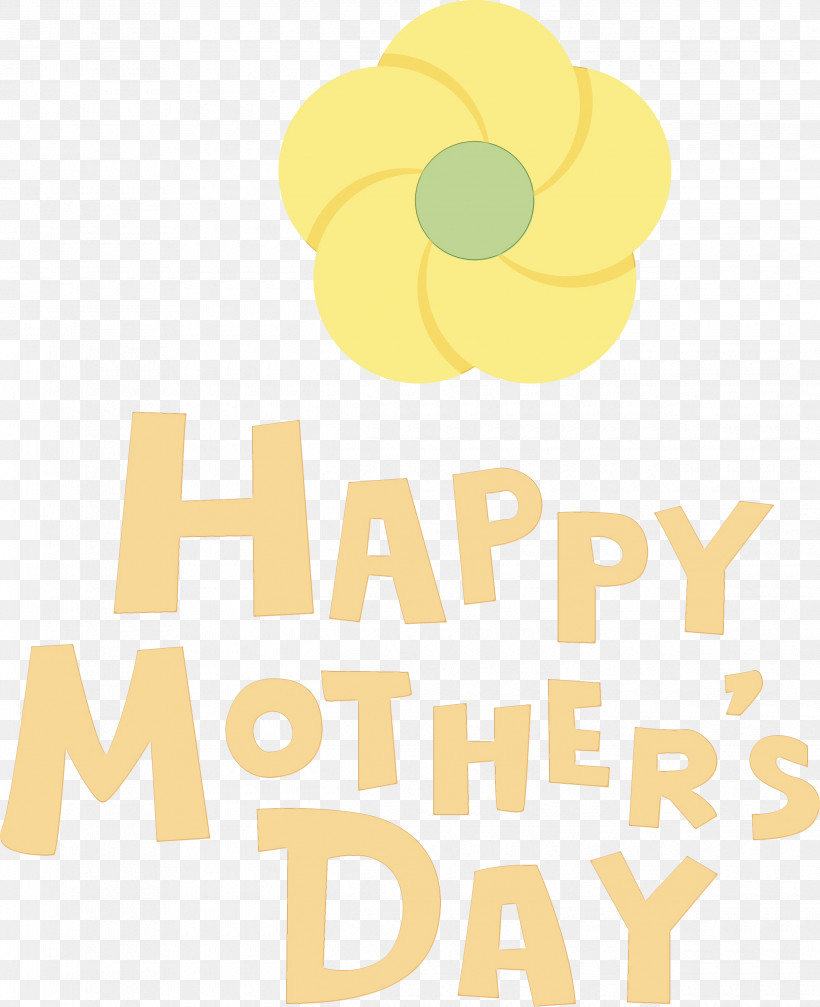 Logo Cartoon Yellow Flower Line, PNG, 2480x3048px, Mothers Day, Cartoon, Flower, Fruit, Geometry Download Free
