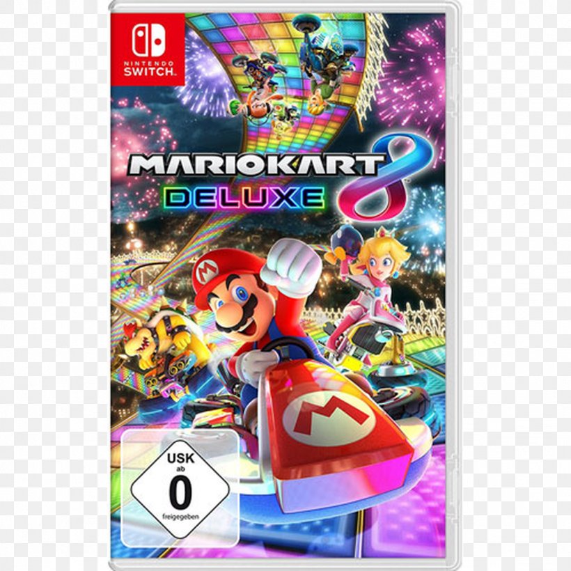 Mario Kart Wii Mario Kart 8 Deluxe Mario + Rabbids Kingdom Battle Nintendo Switch, PNG, 1024x1024px, Mario Kart Wii, Action Figure, Legend Of Zelda Breath Of The Wild, Mario Kart, Mario Kart 8 Download Free