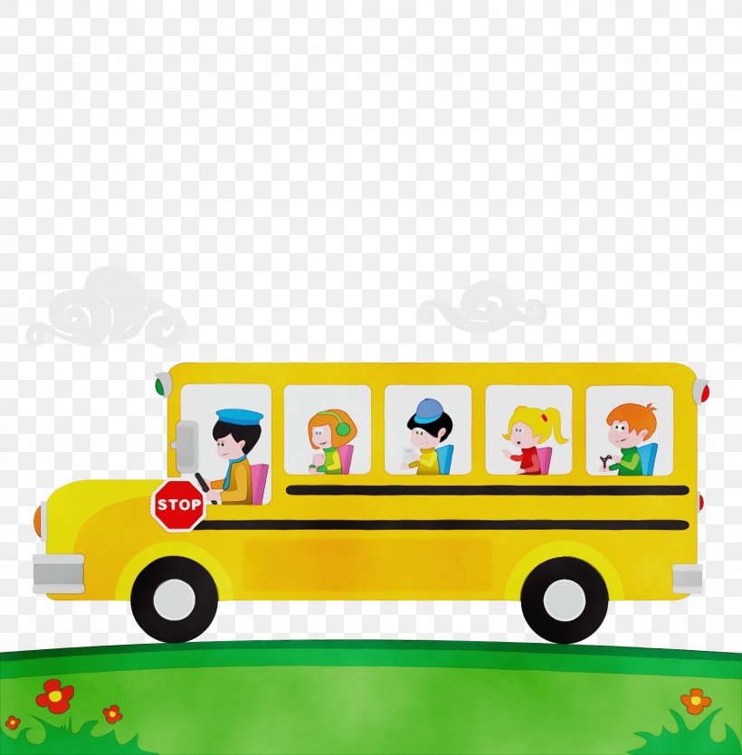 School Bus Cartoon, PNG, 1744x1778px, Watercolor, Bus, Bus Driver, Bus Stop, Driving Download Free