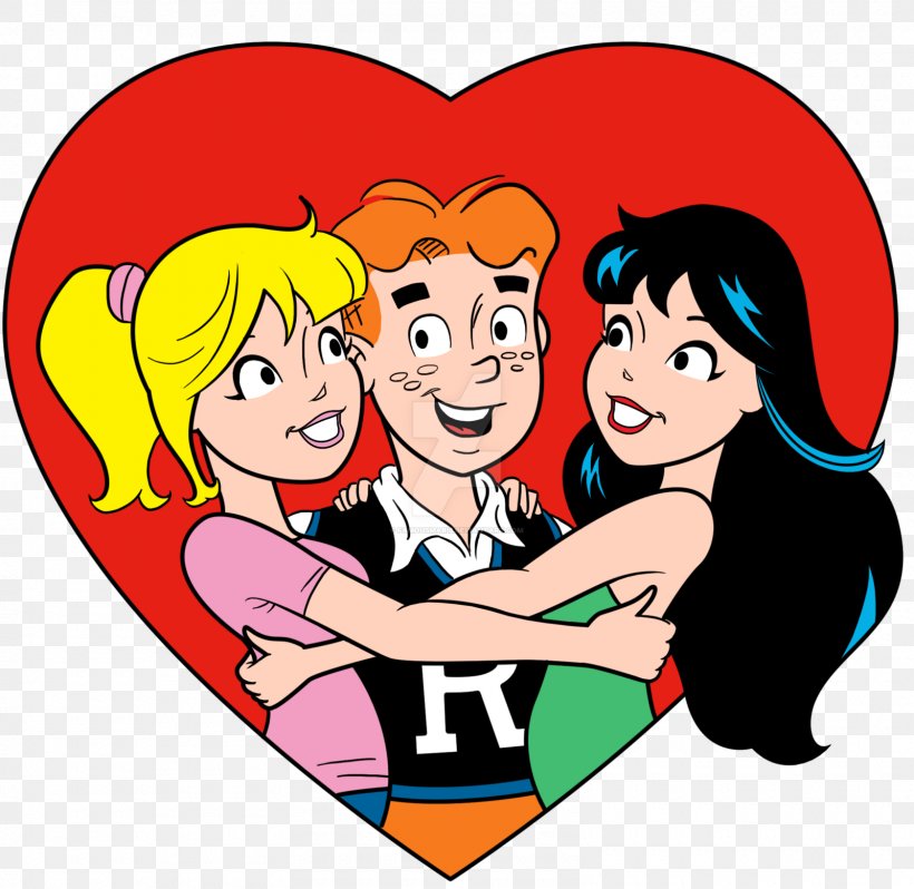 Veronica Lodge Betty Cooper Archie Andrews Betty And Veronica Archie Comics, PNG, 1600x1558px, Watercolor, Cartoon, Flower, Frame, Heart Download Free