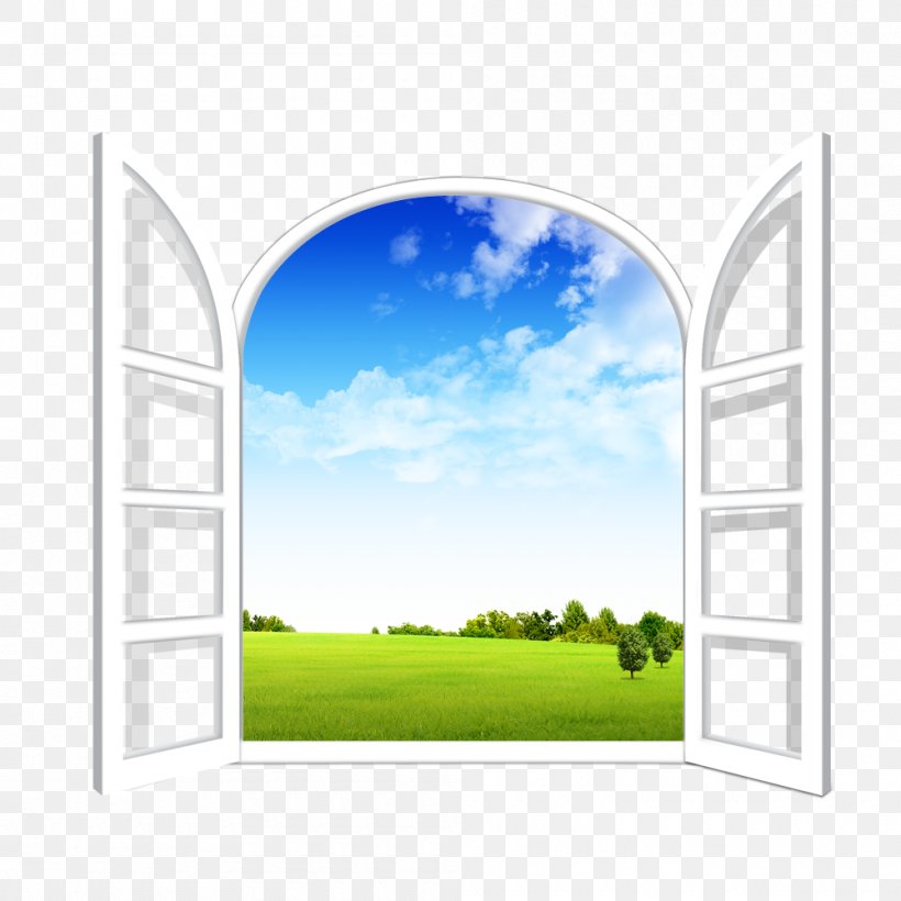 Window Heat Pump Wall Door, PNG, 1000x1000px, Window, Arch, Architecture, Cloud, Daytime Download Free