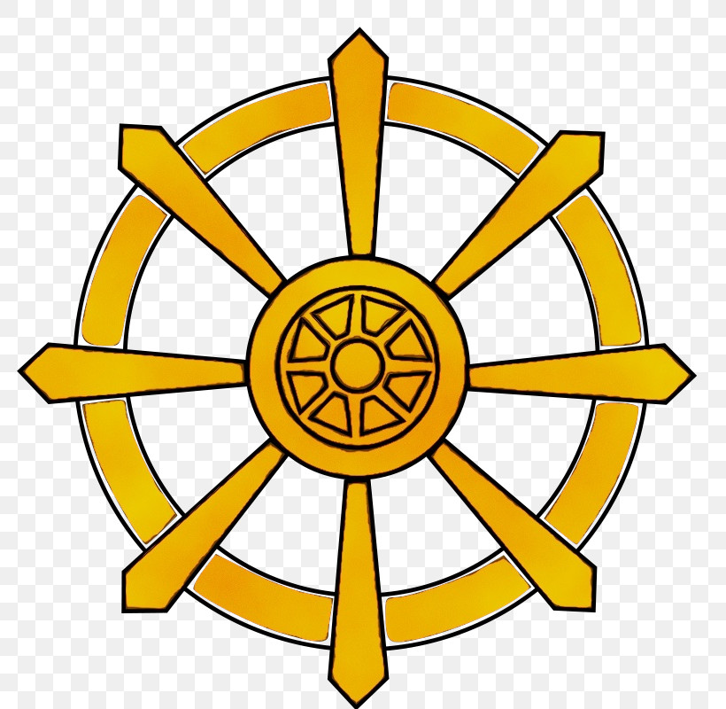 Yellow Line Art Symbol Circle Emblem, PNG, 800x800px, Watercolor, Circle, Emblem, Line Art, Paint Download Free