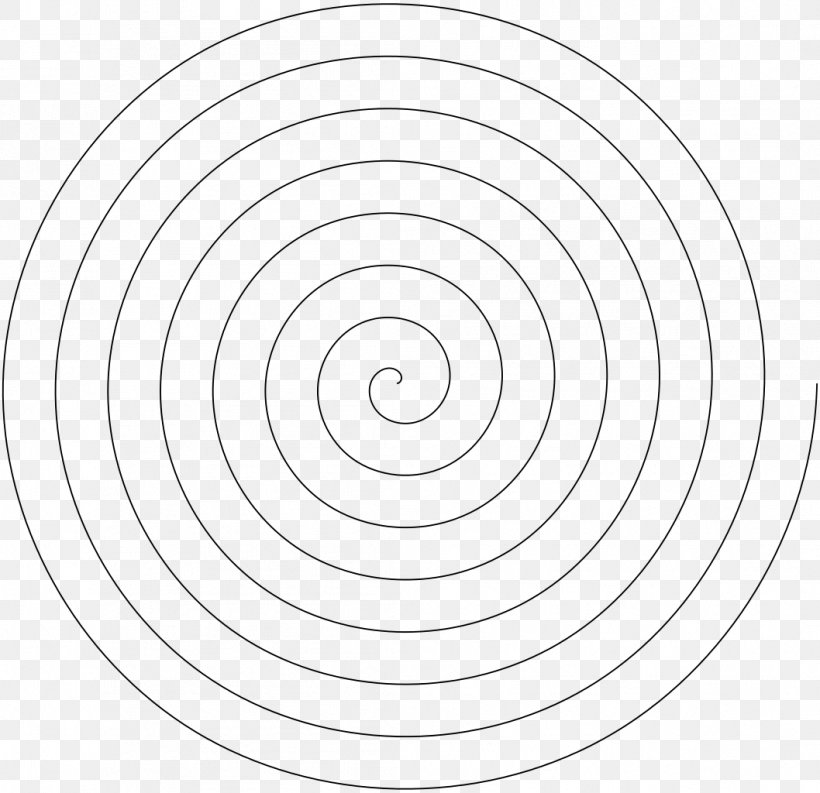 Archimedean Spiral Angle Curve Circle, PNG, 1058x1024px, Spiral, Archimedean Spiral, Area, Black And White, Curve Download Free