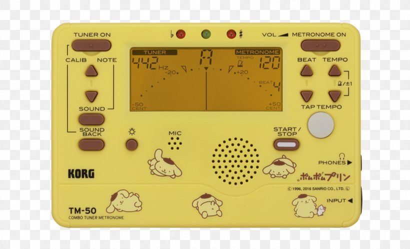 Hello Kitty Korg Electronic Tuner Metronome Musical Instruments, PNG, 1200x729px, Watercolor, Cartoon, Flower, Frame, Heart Download Free