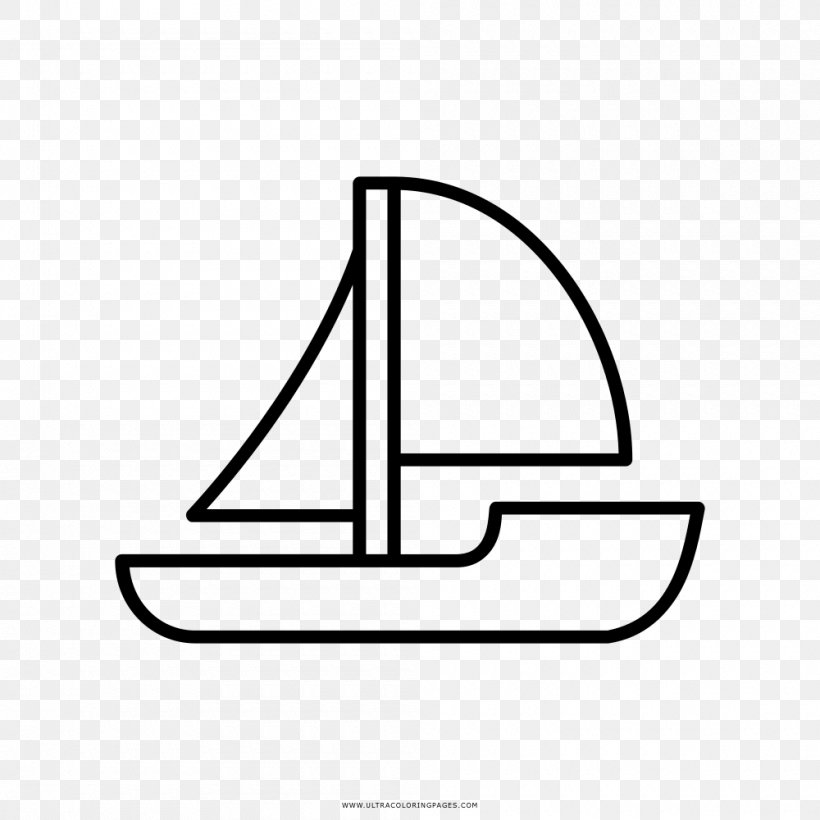 Sailboat Sailing Ship Drawing Coloring Book, PNG, 1000x1000px, Boat, Area, Ausmalbild, Black And White, Coloring Book Download Free