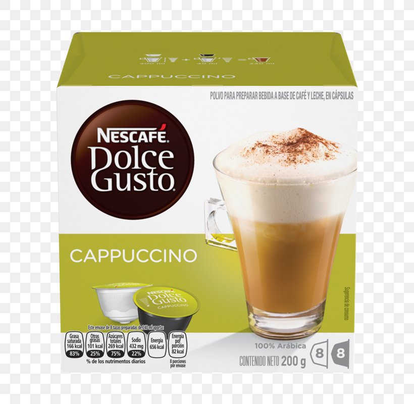 Dolce Gusto Cappuccino Café Au Lait Latte Macchiato, PNG, 800x800px, Dolce Gusto, Cafe Au Lait, Caffeine, Cappuccino, Coffee Download Free