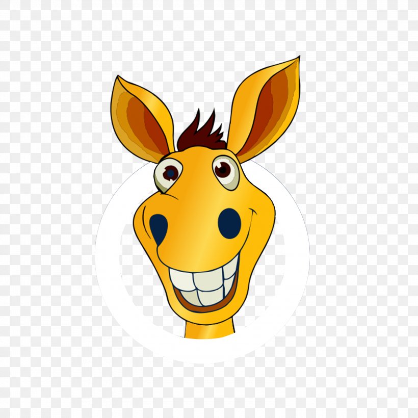 Donkey Mule Stock Photography Vector Graphics Royalty-free, PNG, 3000x3000px, Donkey, Cartoon, Depositphotos, Giraffe, Giraffidae Download Free