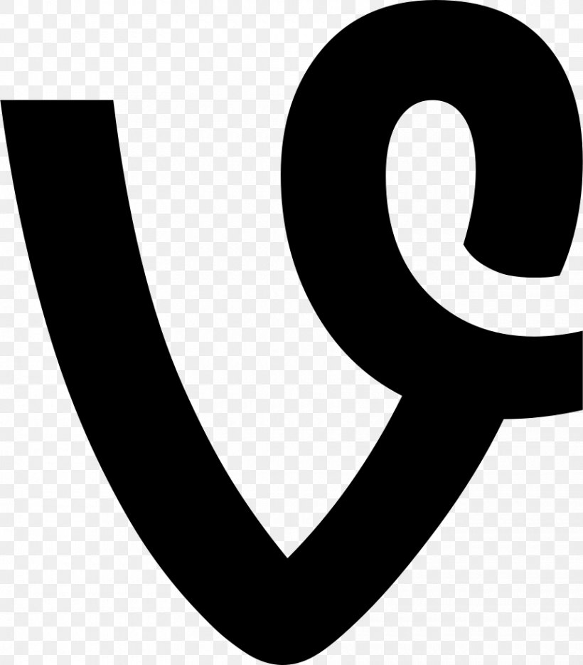 Vine Logo Image Vector Graphics, PNG, 860x980px, Vine, Black And White, Brand, Logo, Monochrome Download Free