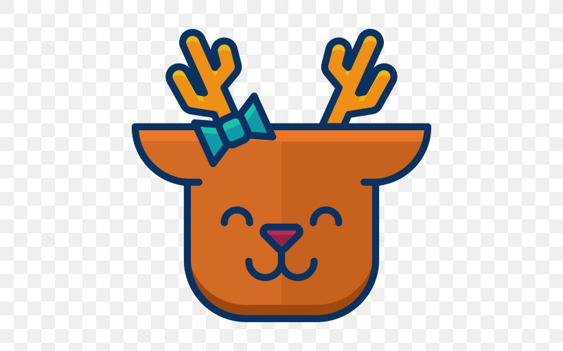 Reindeer Emoticon Rudolph Christmas, PNG, 512x512px, Deer, Area, Christmas, Christmas Elf, Deer Forest Download Free